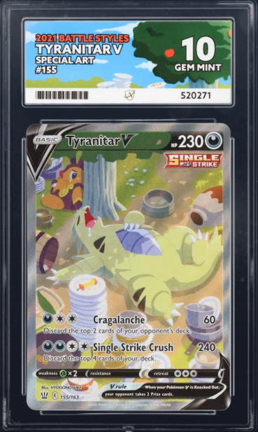 Tyranitar V 155/163 - ACE 10 - Battle Styles