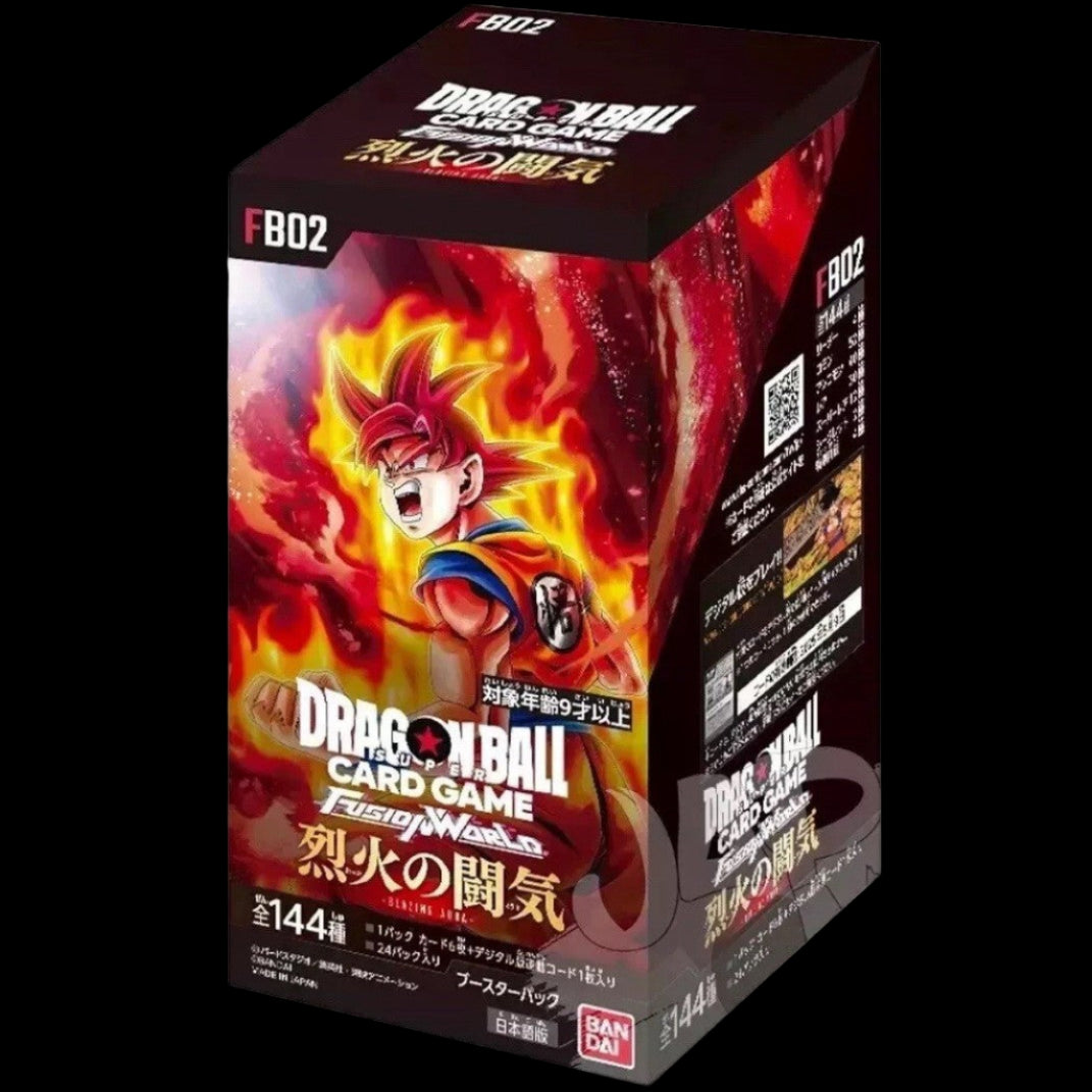 Blazing Aura FB02 Japanese Booster Box - Dragon Ball Super Fusion World