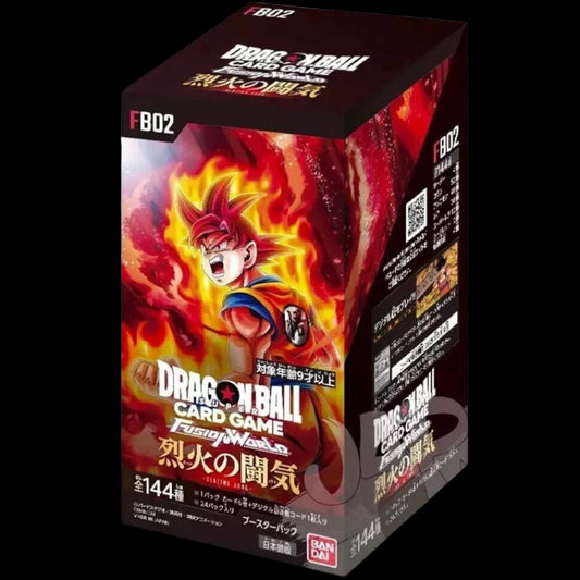 Blazing Aura FB02 Japanese Booster Box - Dragon Ball Super Fusion World